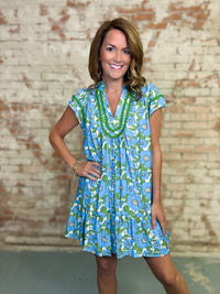 Rita Floral Tiered Dress