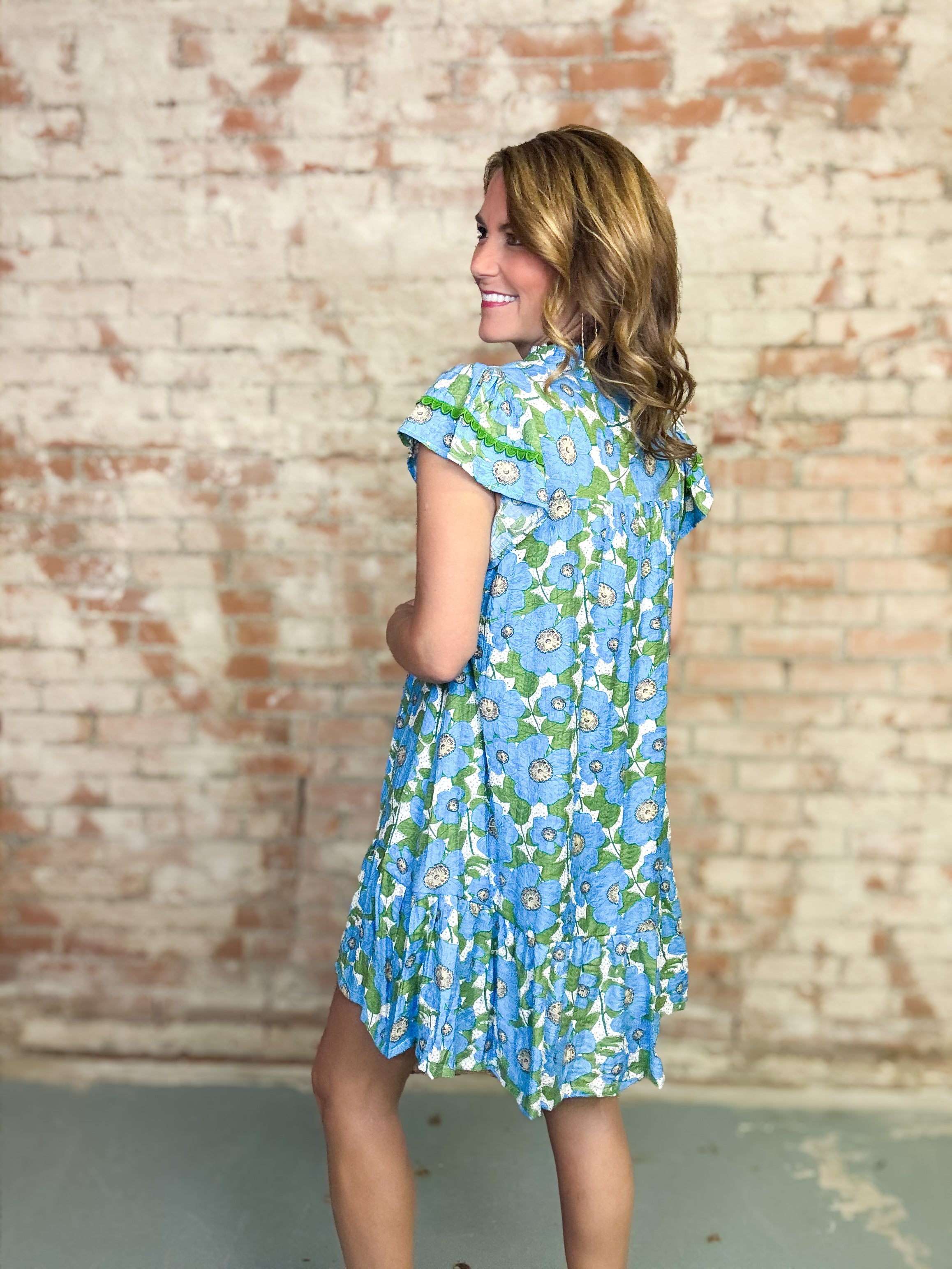 Rita Floral Tiered Dress