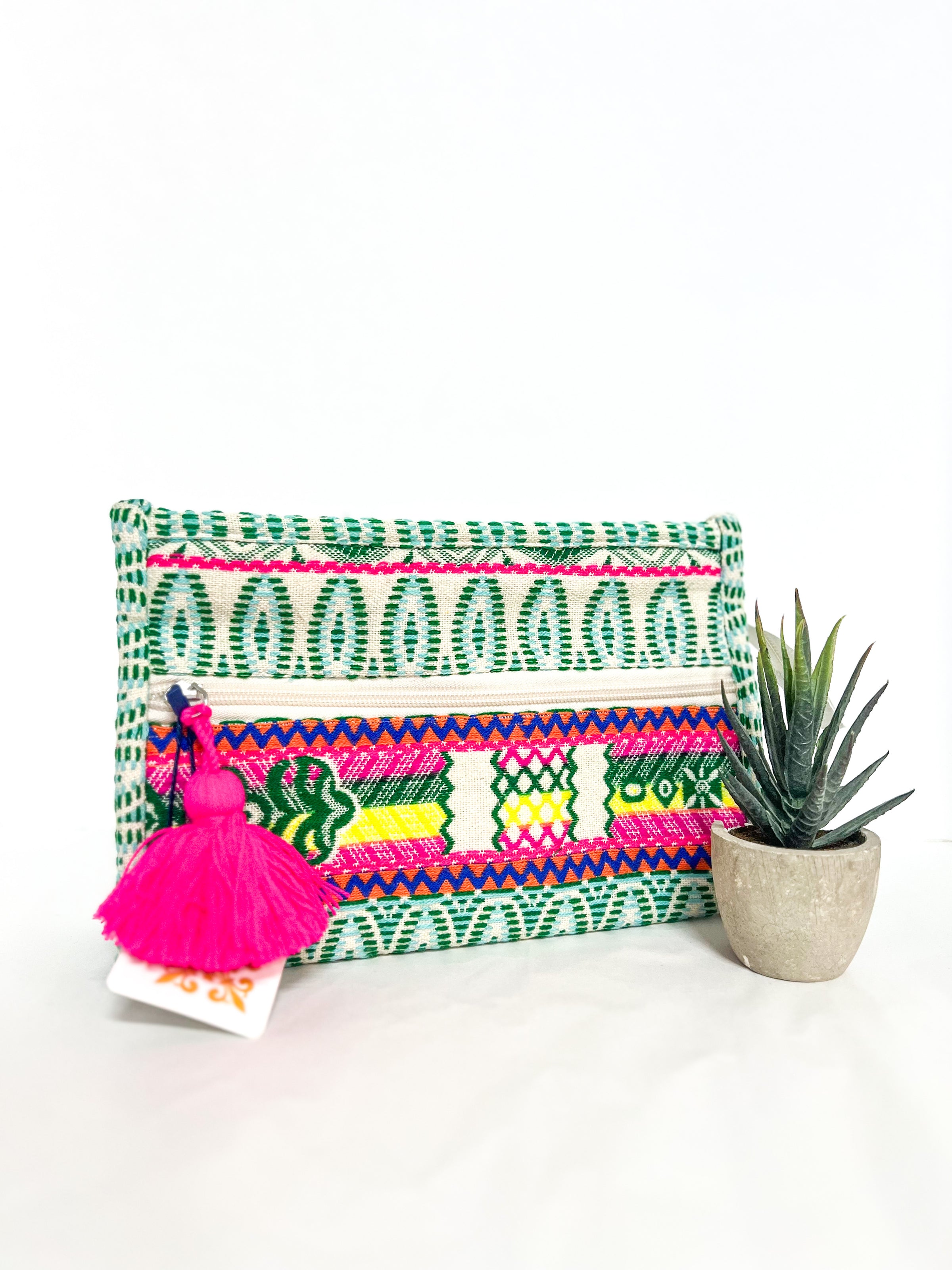 Pacifica Cotton Zipper Pouch