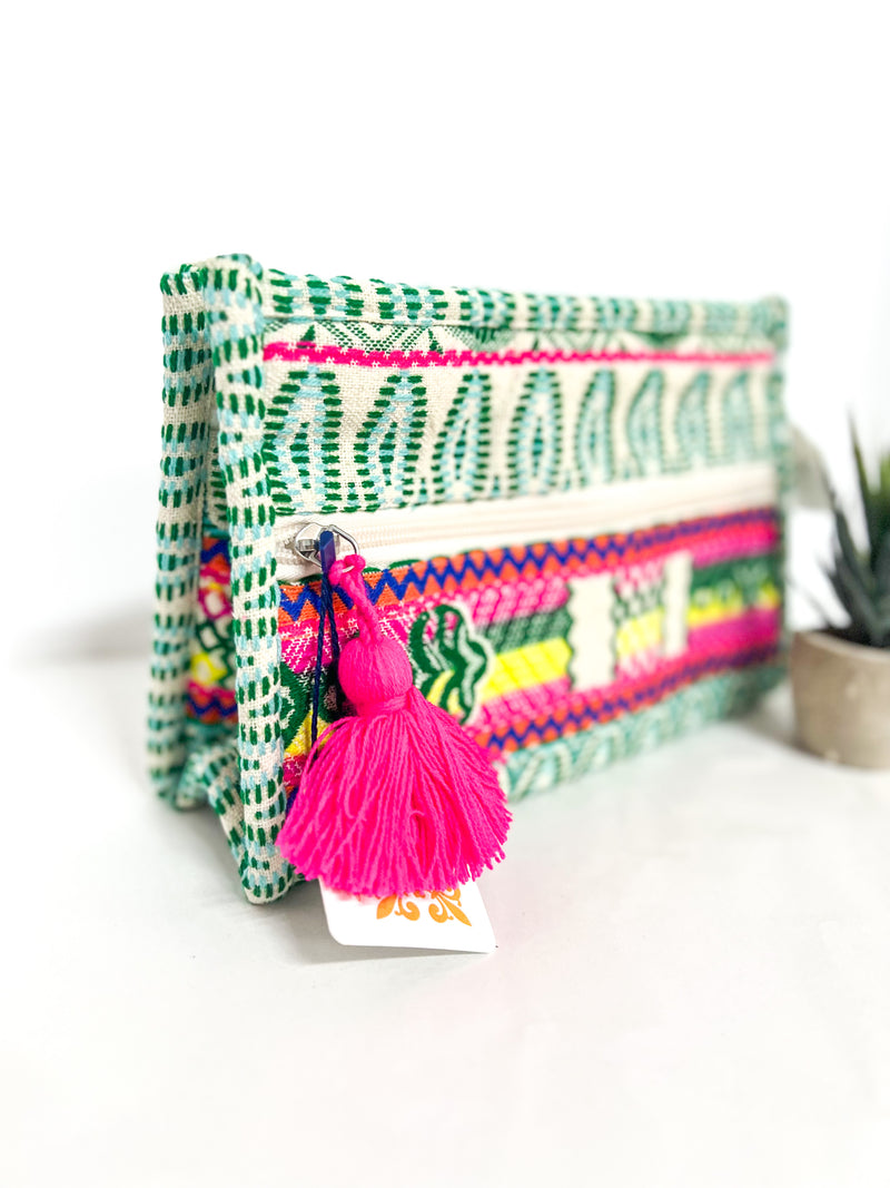 Pacifica Cotton Zipper Pouch