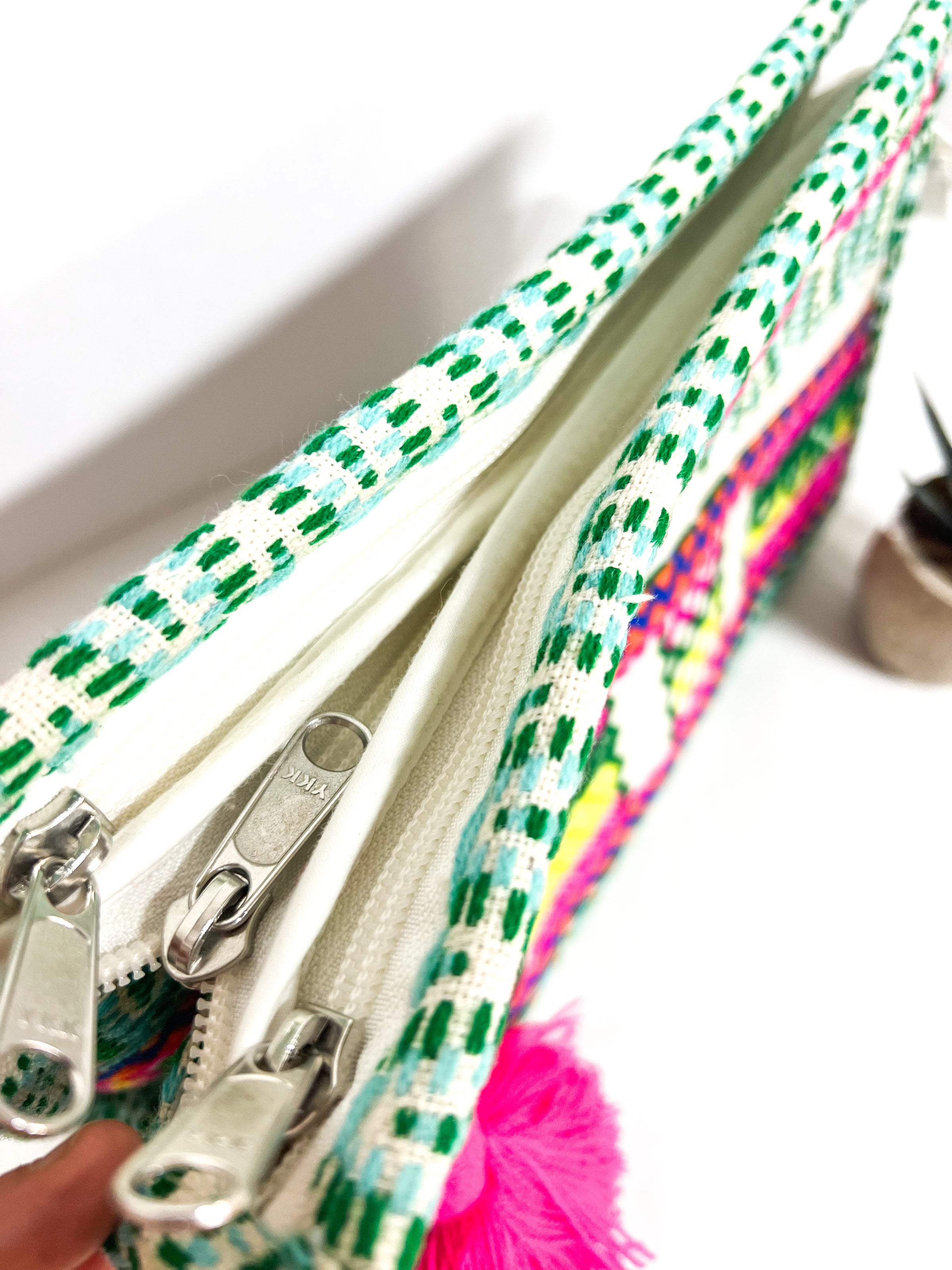 Pacifica Cotton Zipper Pouch