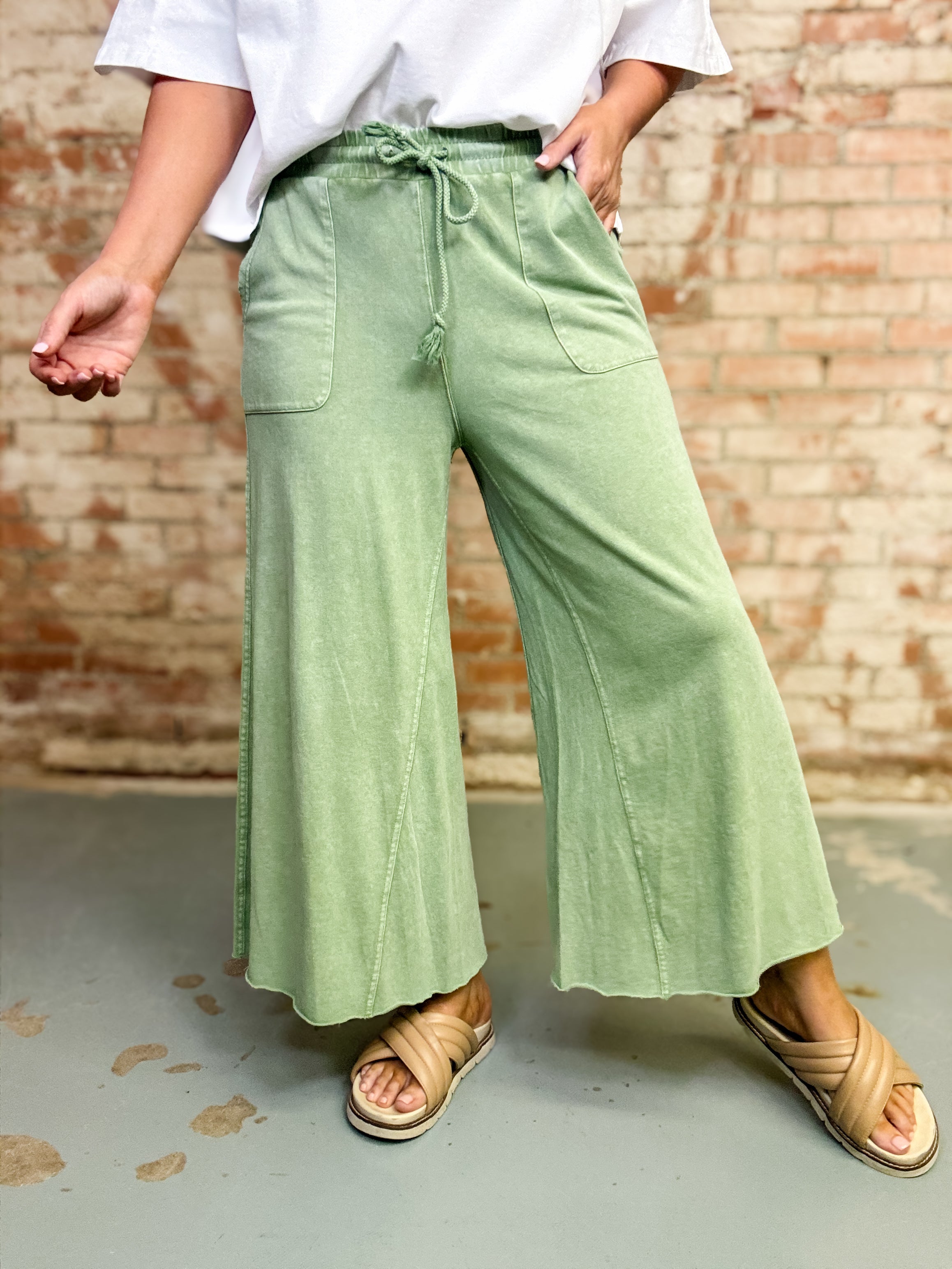 Shanea Washed Terry Pants