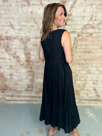 Amara Crochet Gauze Dress