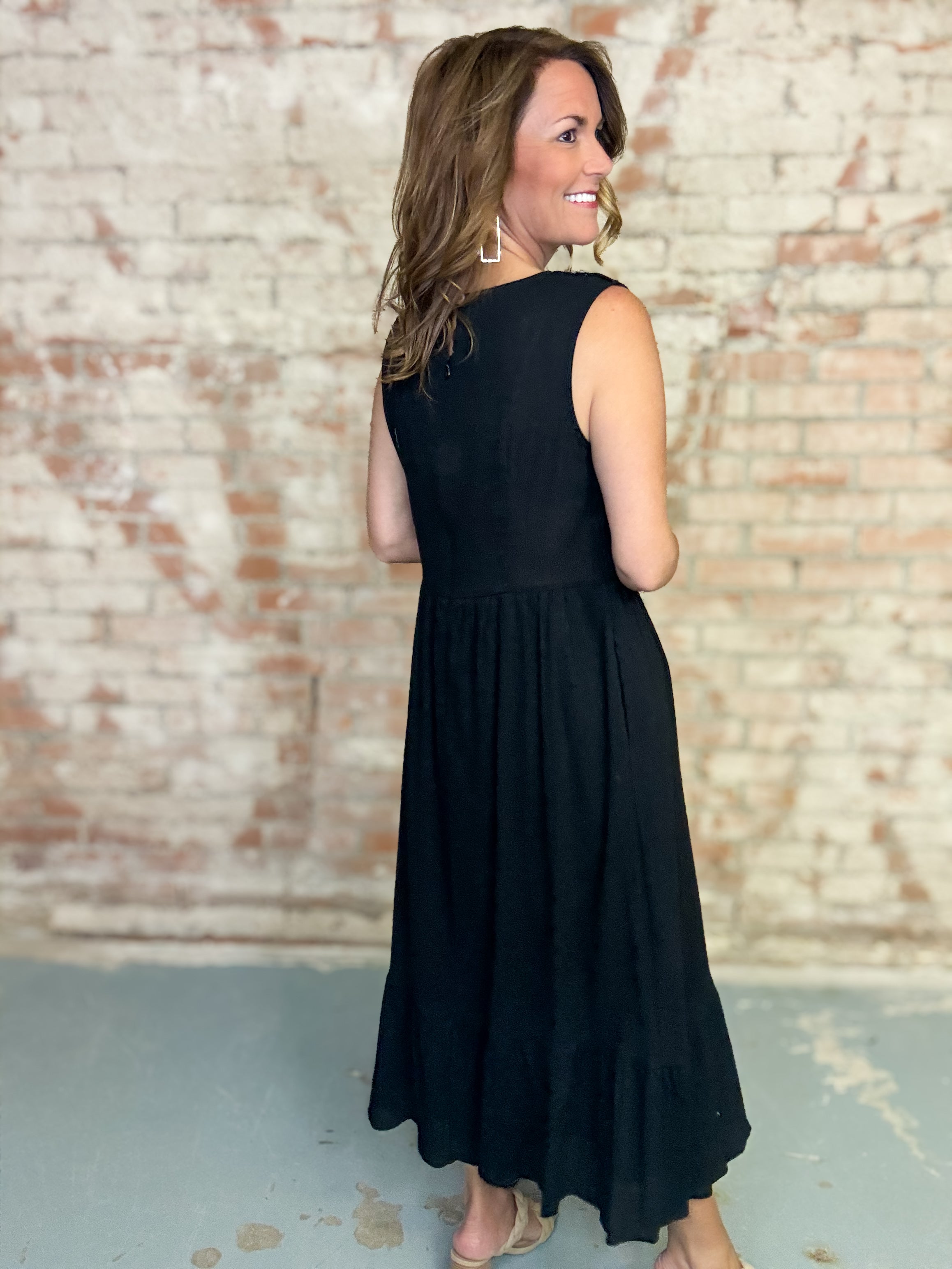 Amara Crochet Gauze Dress