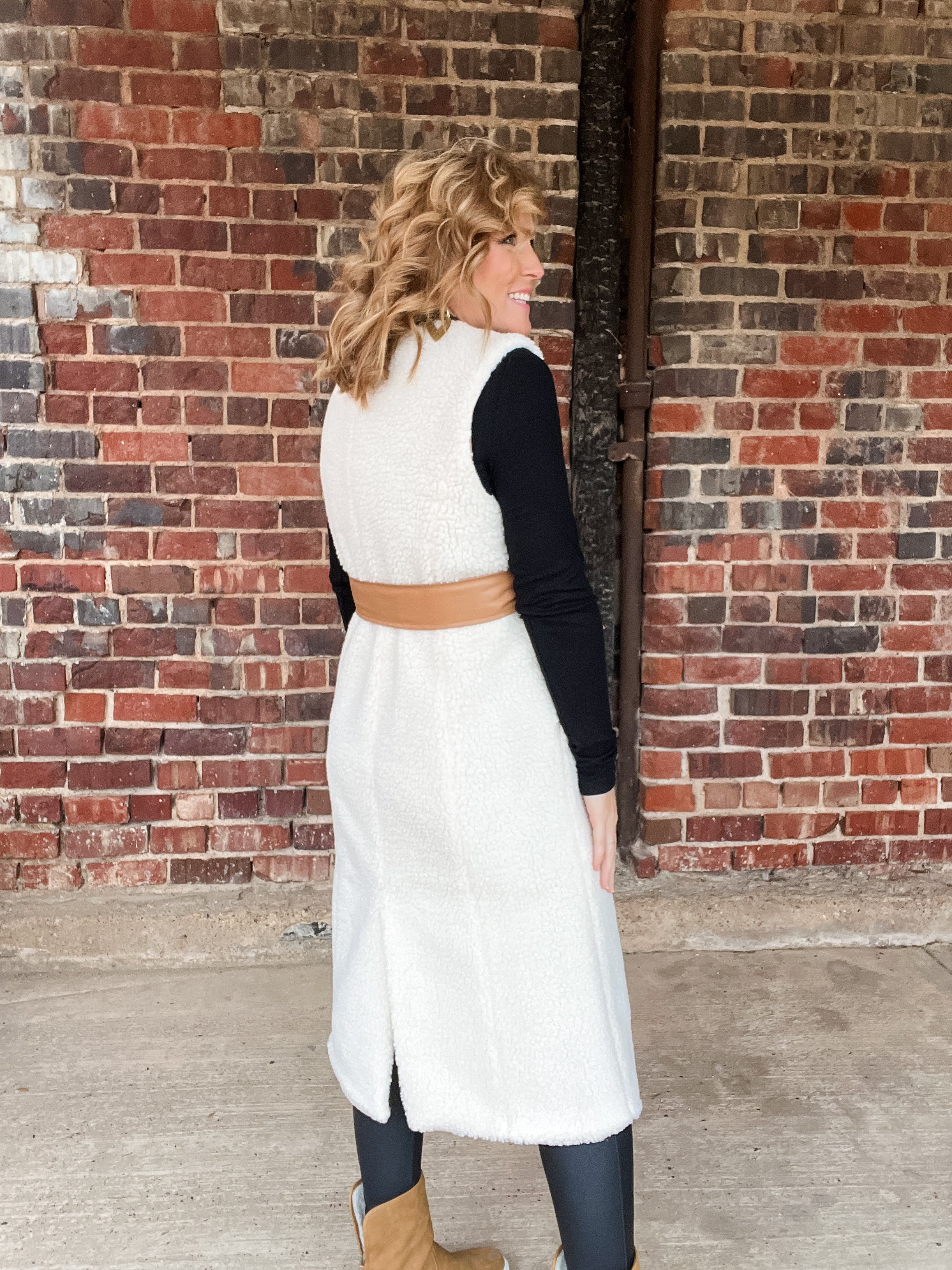 Long Sherpa Vest - FINAL SALE