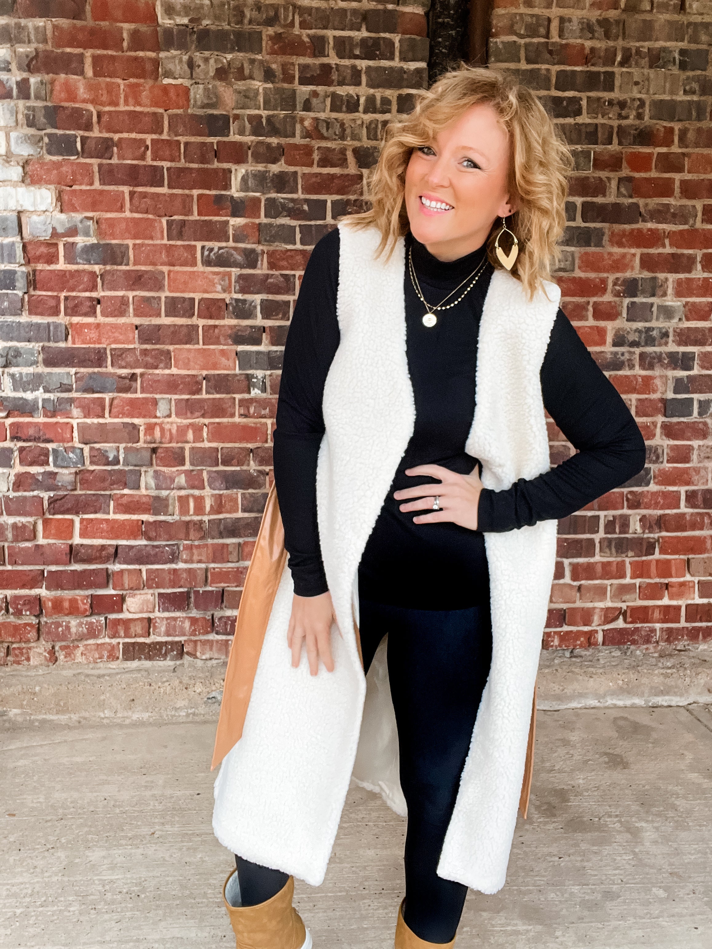 Long Sherpa Vest - FINAL SALE