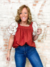 Tammi Ruffle Sleeve Top