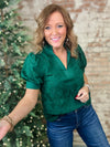 Blitzen Floral Embroidered Top