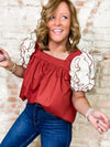 Tammi Ruffle Sleeve Top