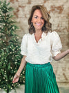 Frosty Textured Top
