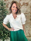 Frosty Textured Top