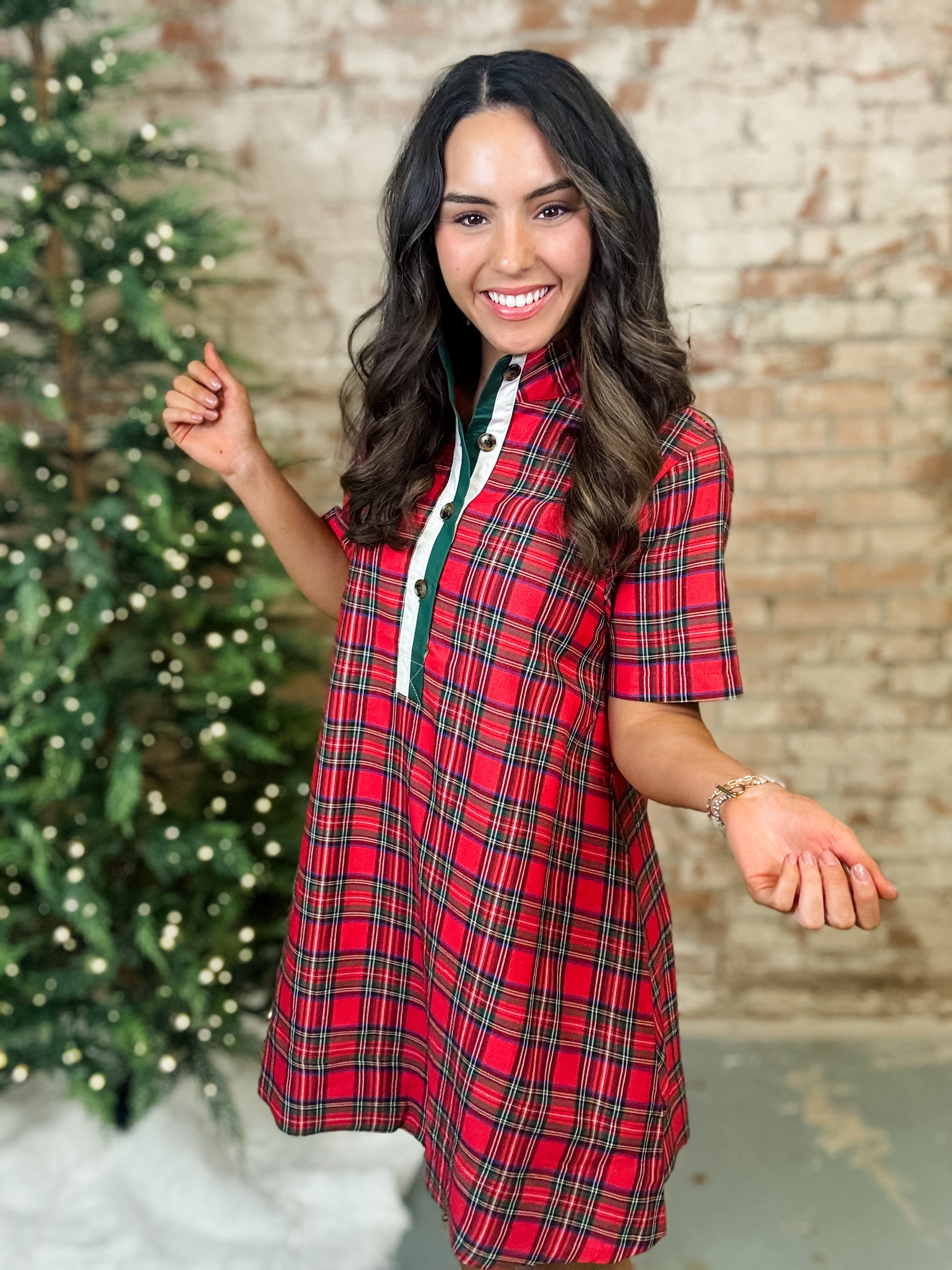 Vixen Plaid Dress