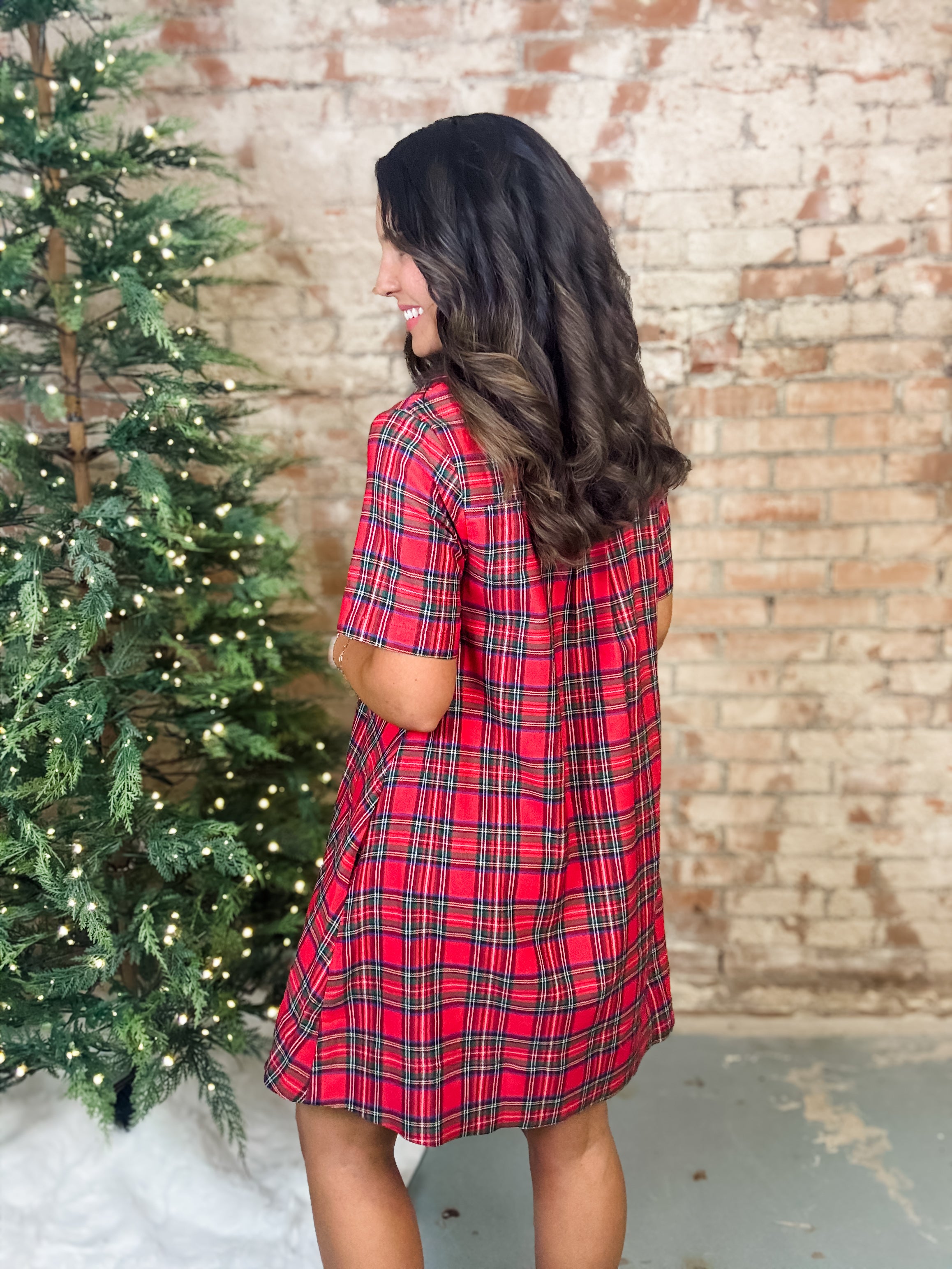 Vixen Plaid Dress