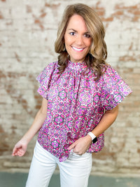 THML Deann Print Top