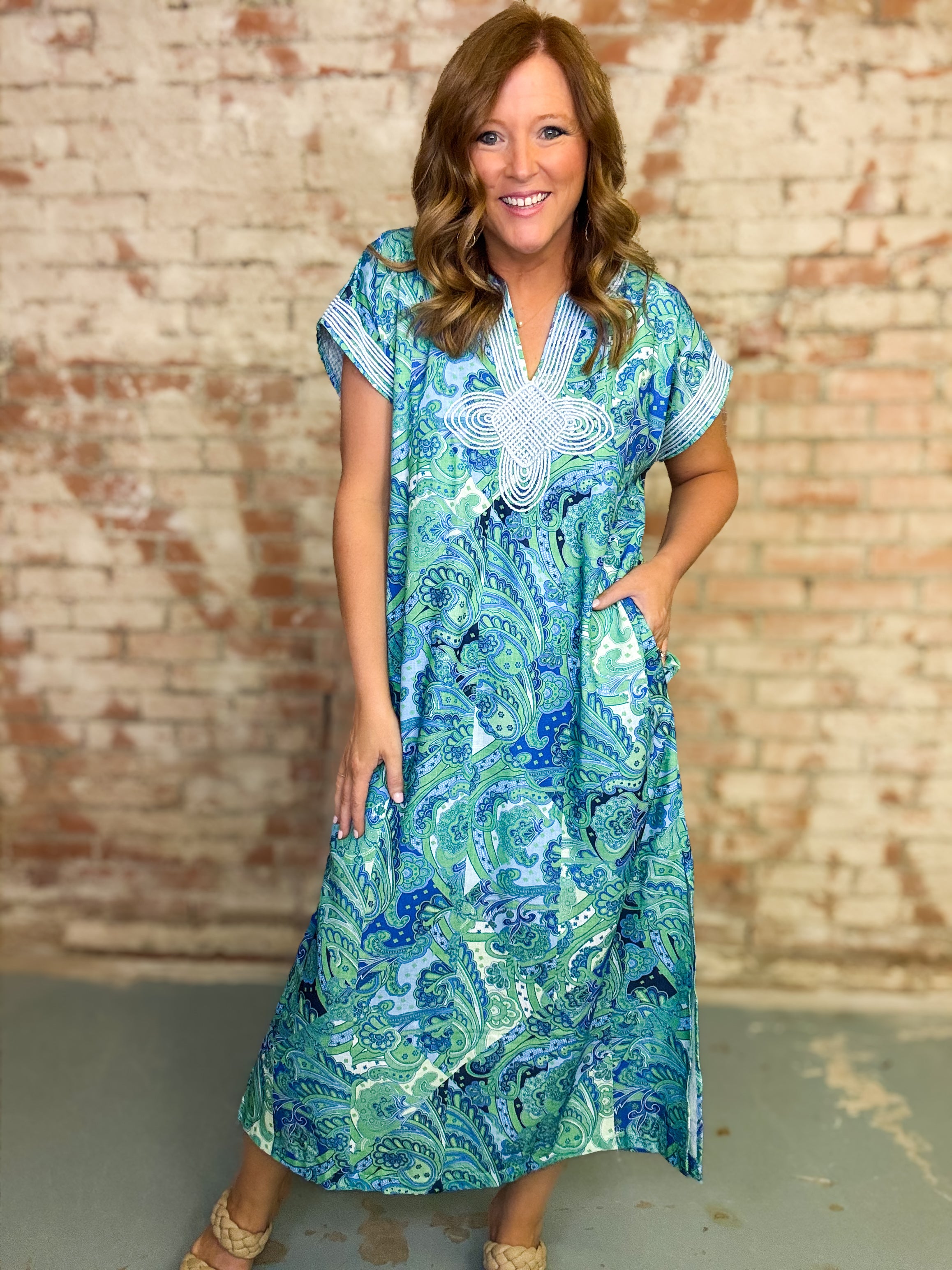 Beatrice Paisley Dress