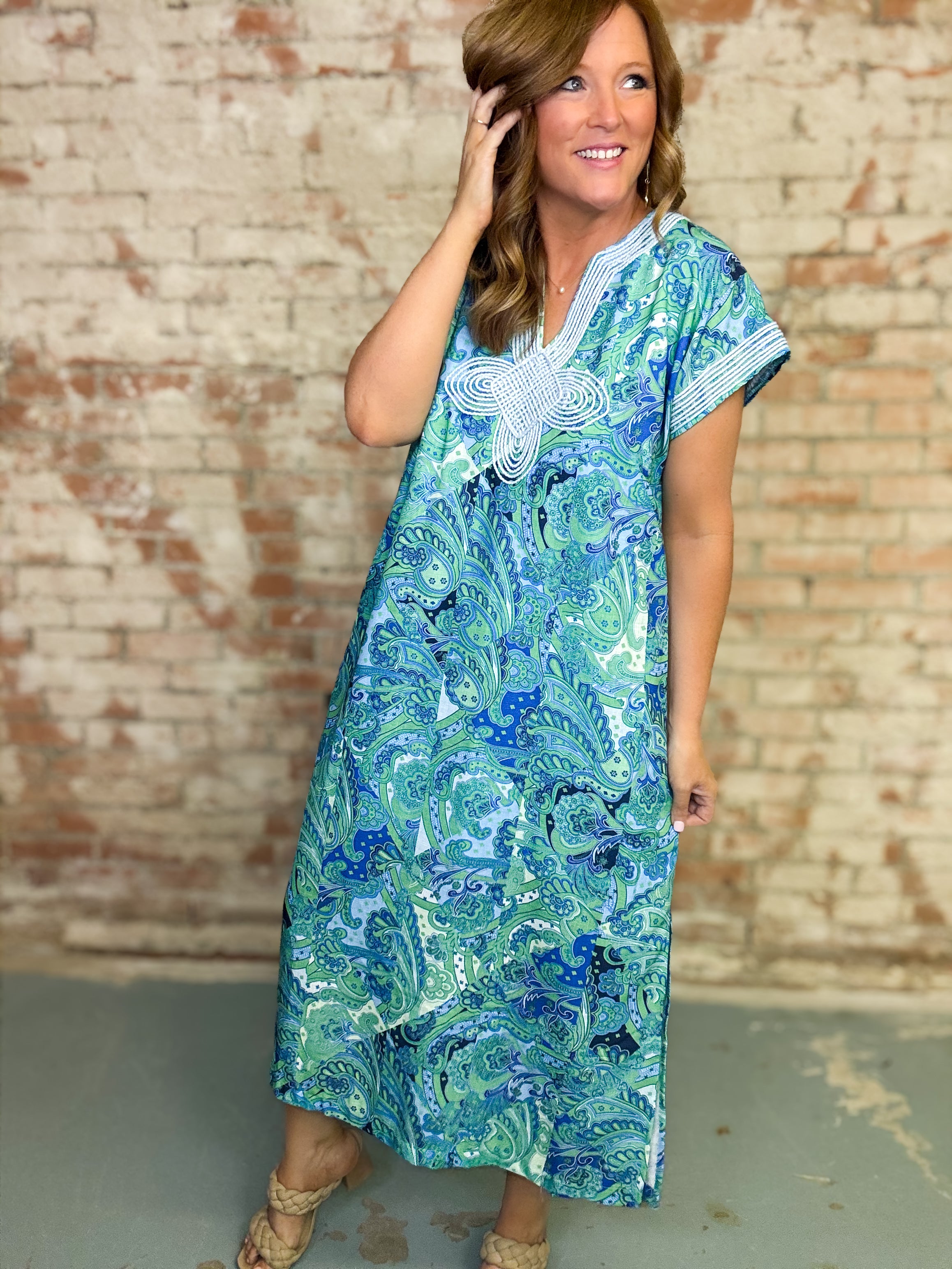 Beatrice Paisley Dress
