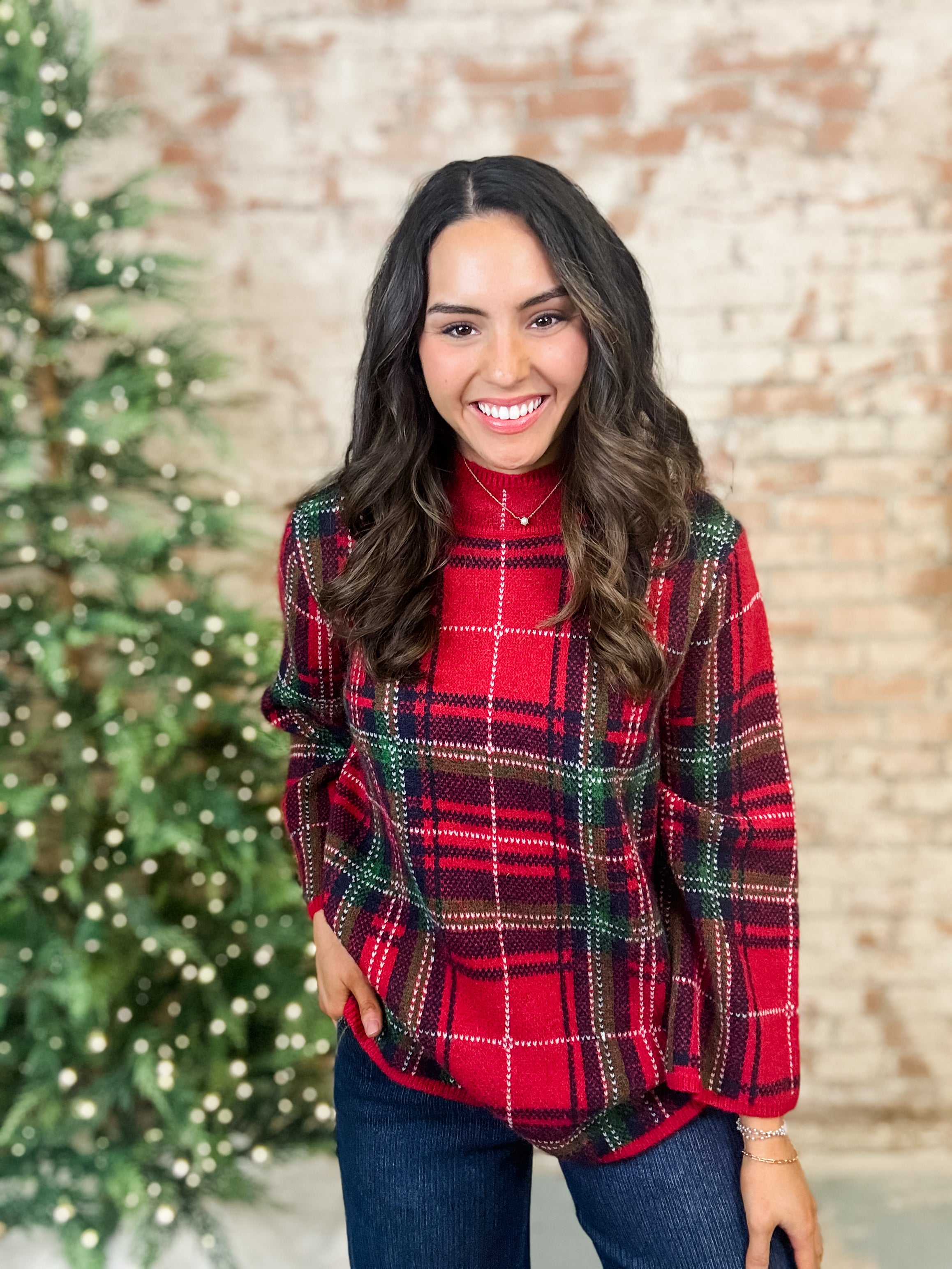 Arabian Plaid Top