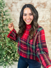 Arabian Plaid Top