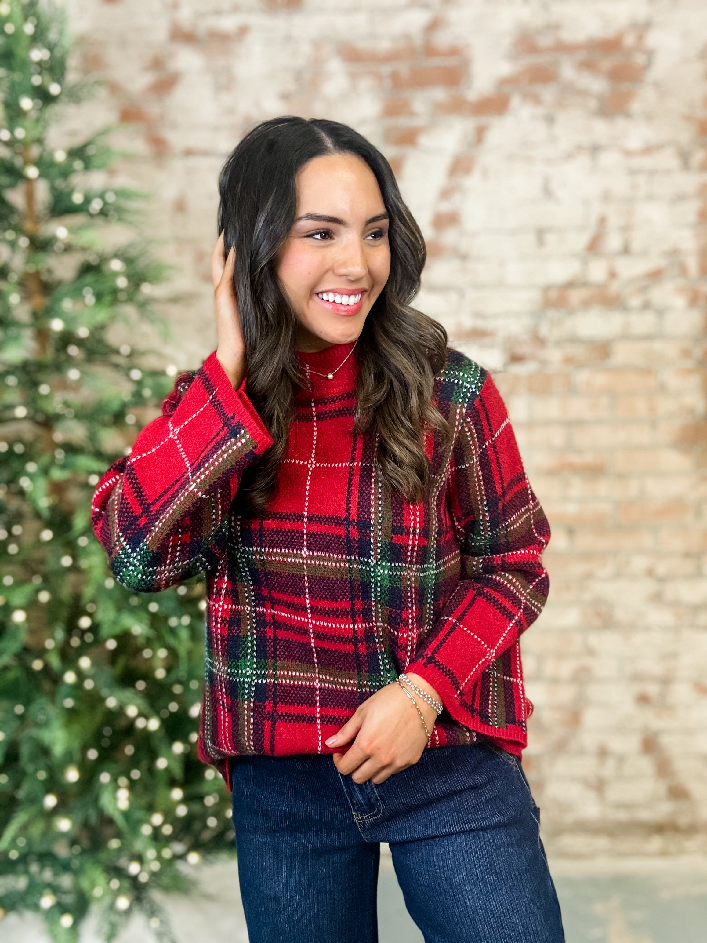 Arabian Plaid Top