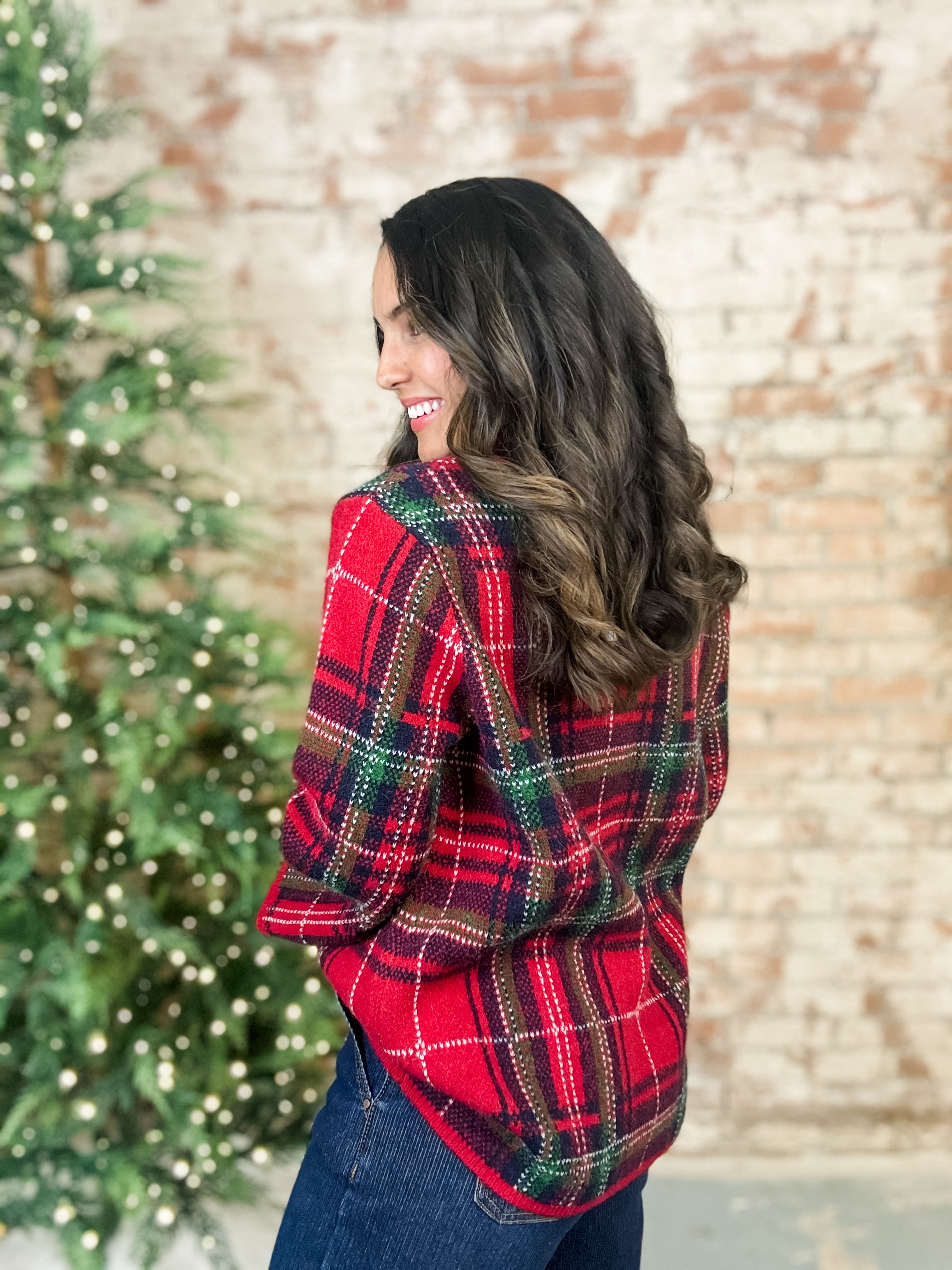 Arabian Plaid Top