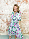 Tara Print Tiered Dress