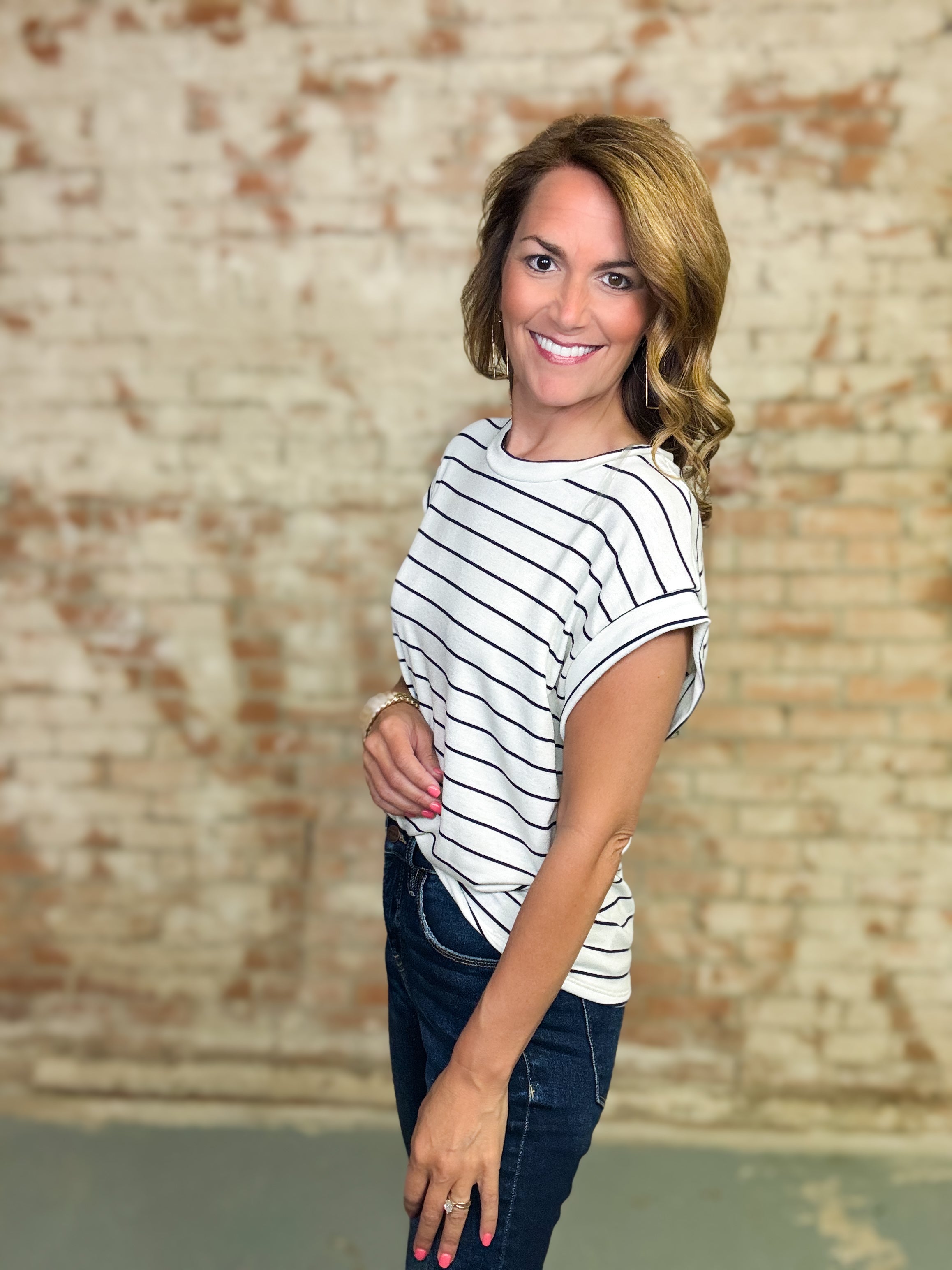 Harriet Casual Stripe Top