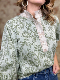 Giselle Jacquard Top
