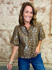 Celene Jacquard Top