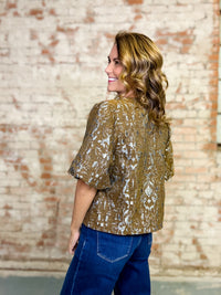 Celene Jacquard Top