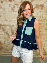 Emerson Ruffle Hem Top