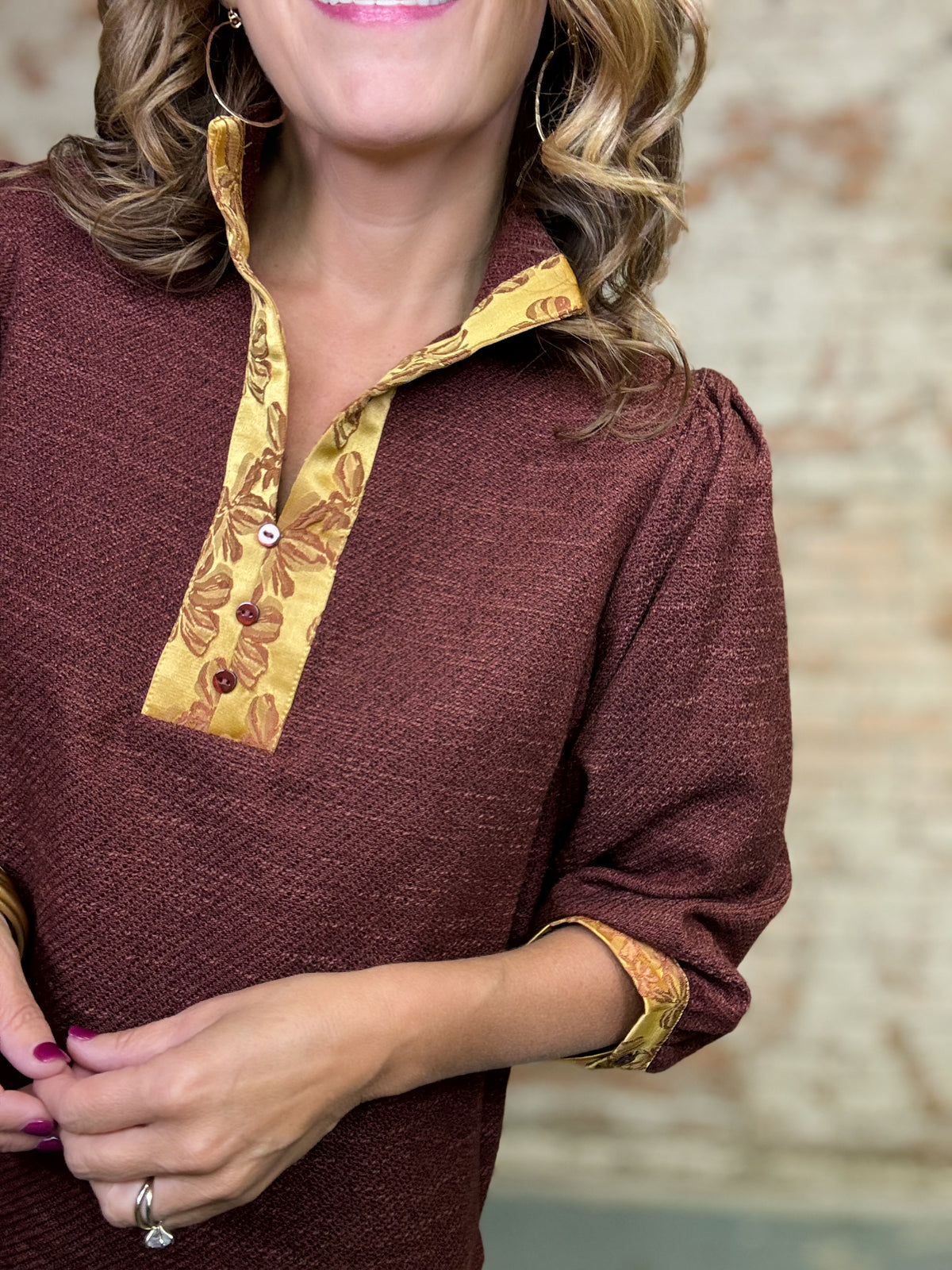 Bartley Textured Tunic Top