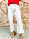 Rhysa High Rise Cropped Flare Jeans