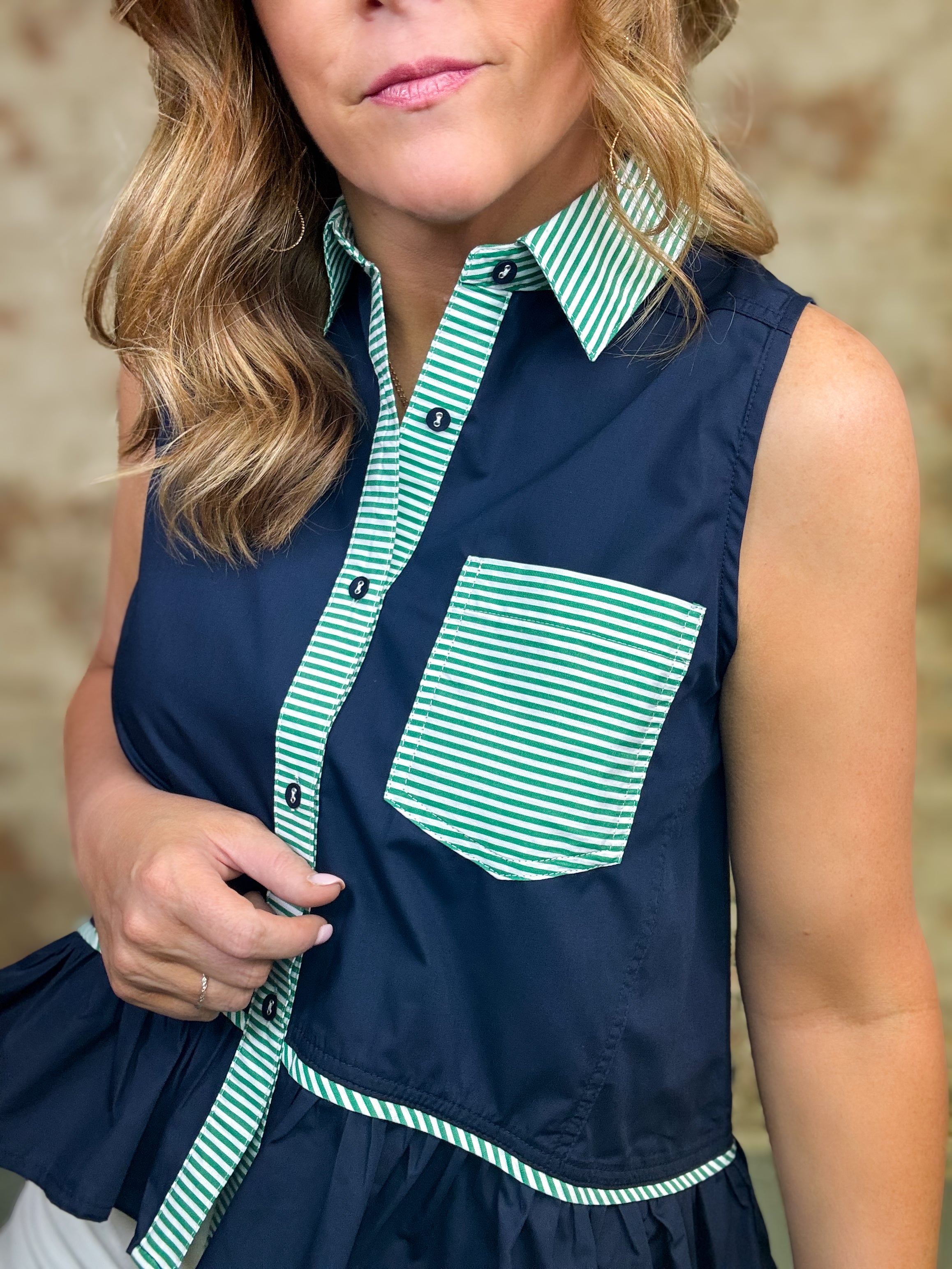Emerson Ruffle Hem Top