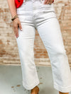 Rhysa High Rise Cropped Flare Jeans