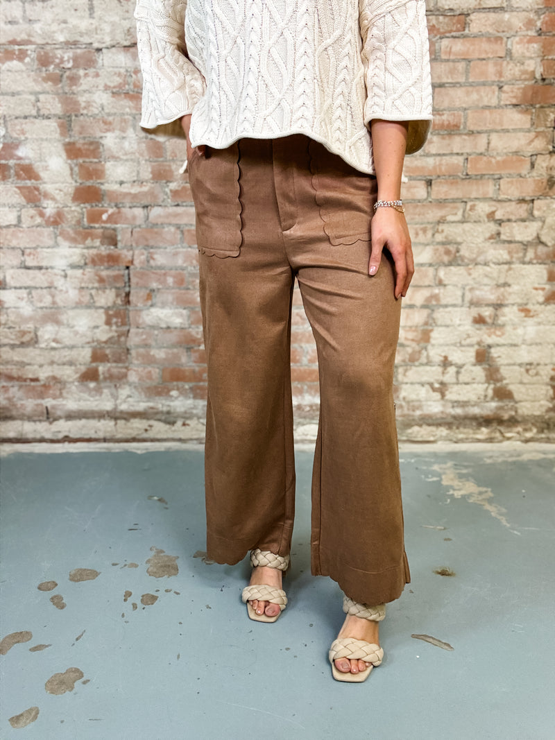 Nove Scalloped Pants