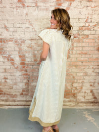 Knox Striped Midi Dress