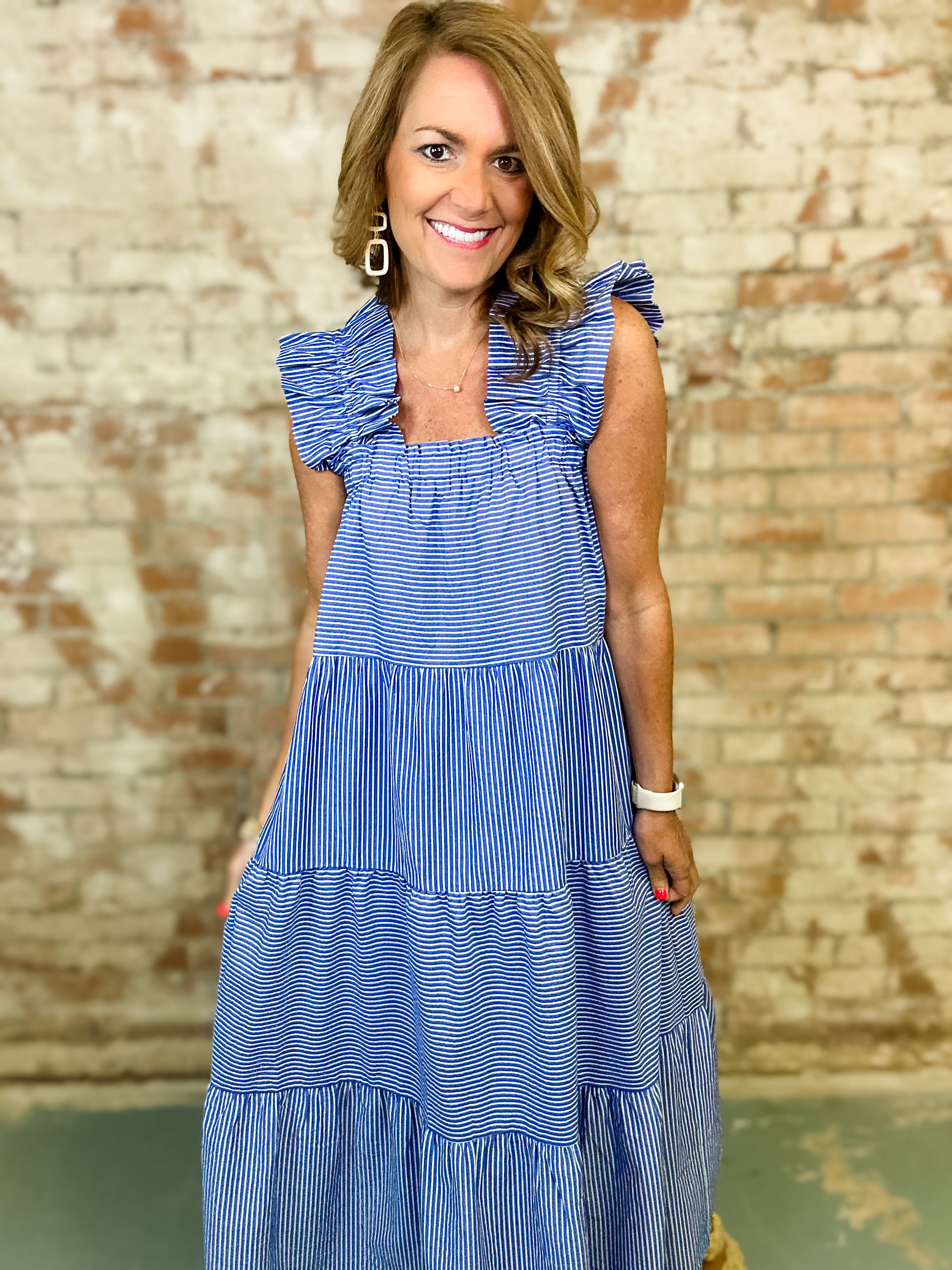 THML Essie Stripe Dress - FINAL SALE