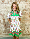 THML Karen Mixed Print Dress