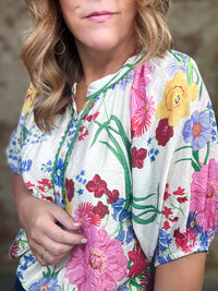 Francine Floral Top