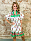 THML Karen Mixed Print Dress