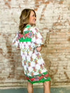 THML Karen Mixed Print Dress