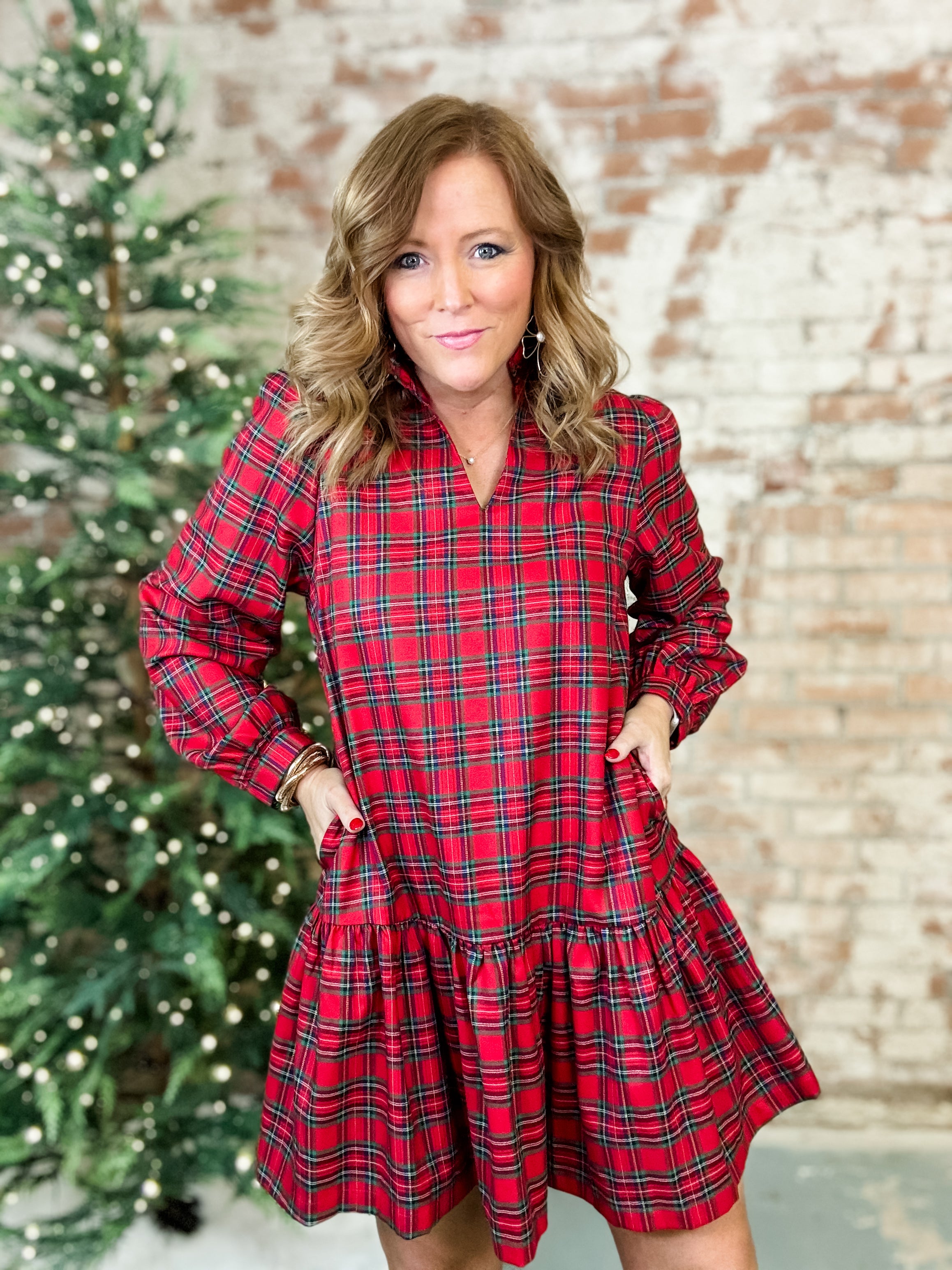 Mabel Plaid Dress