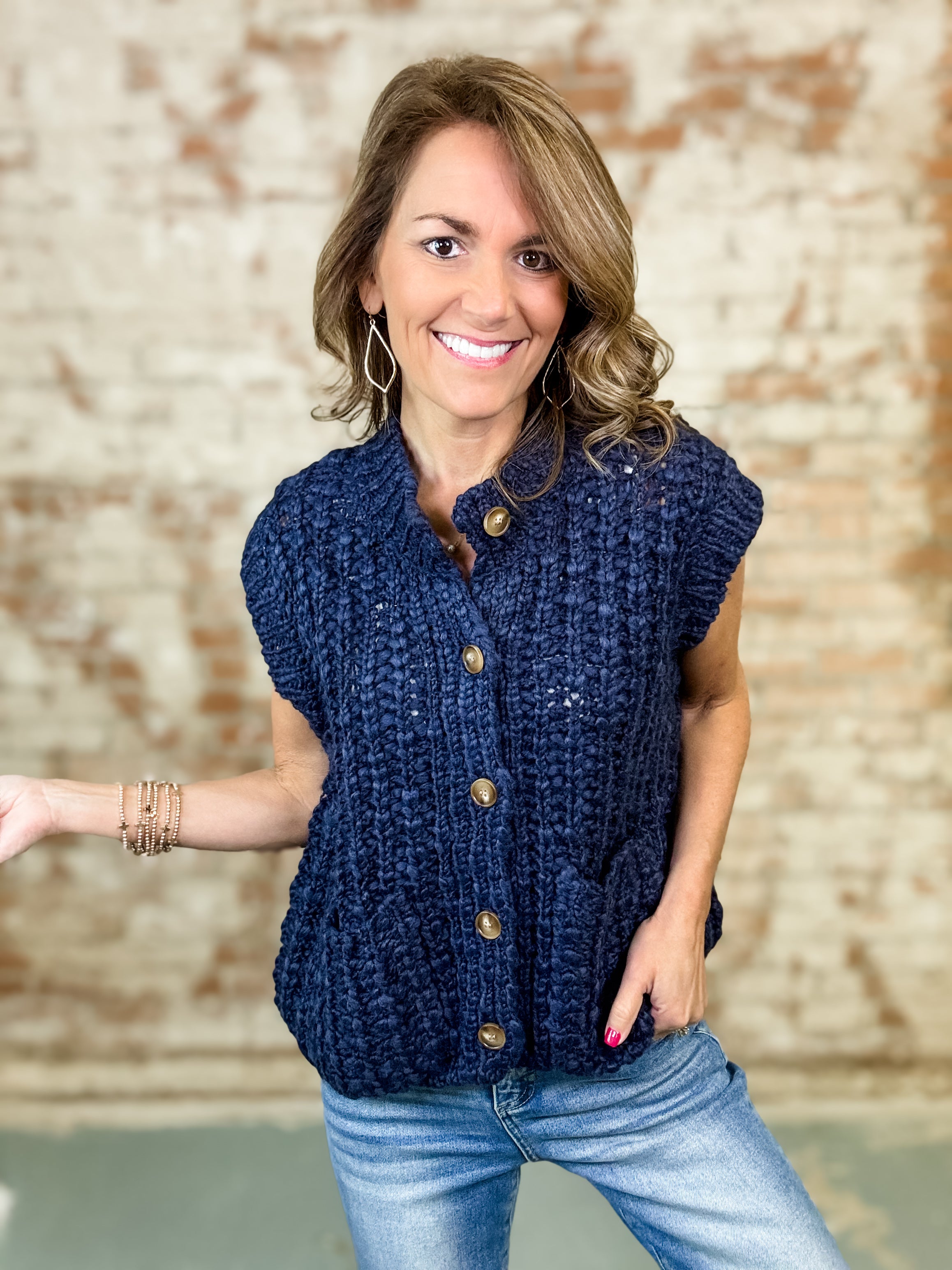 Cerin Chunky Sweater Vest