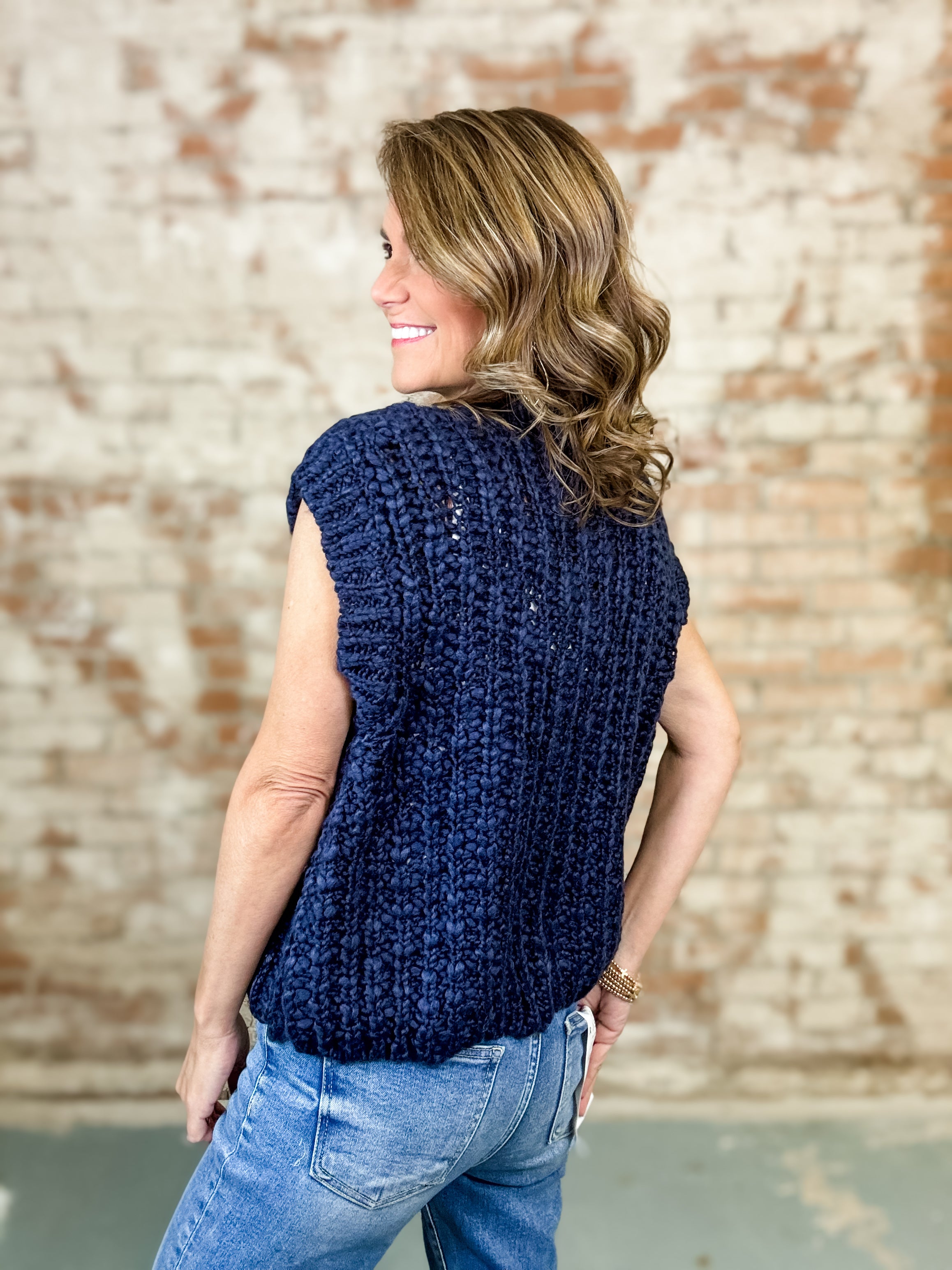 Cerin Chunky Sweater Vest