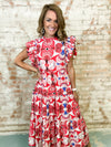 Tobie Flutter Sleeve Dress
