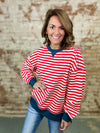Prancer Stripe Top