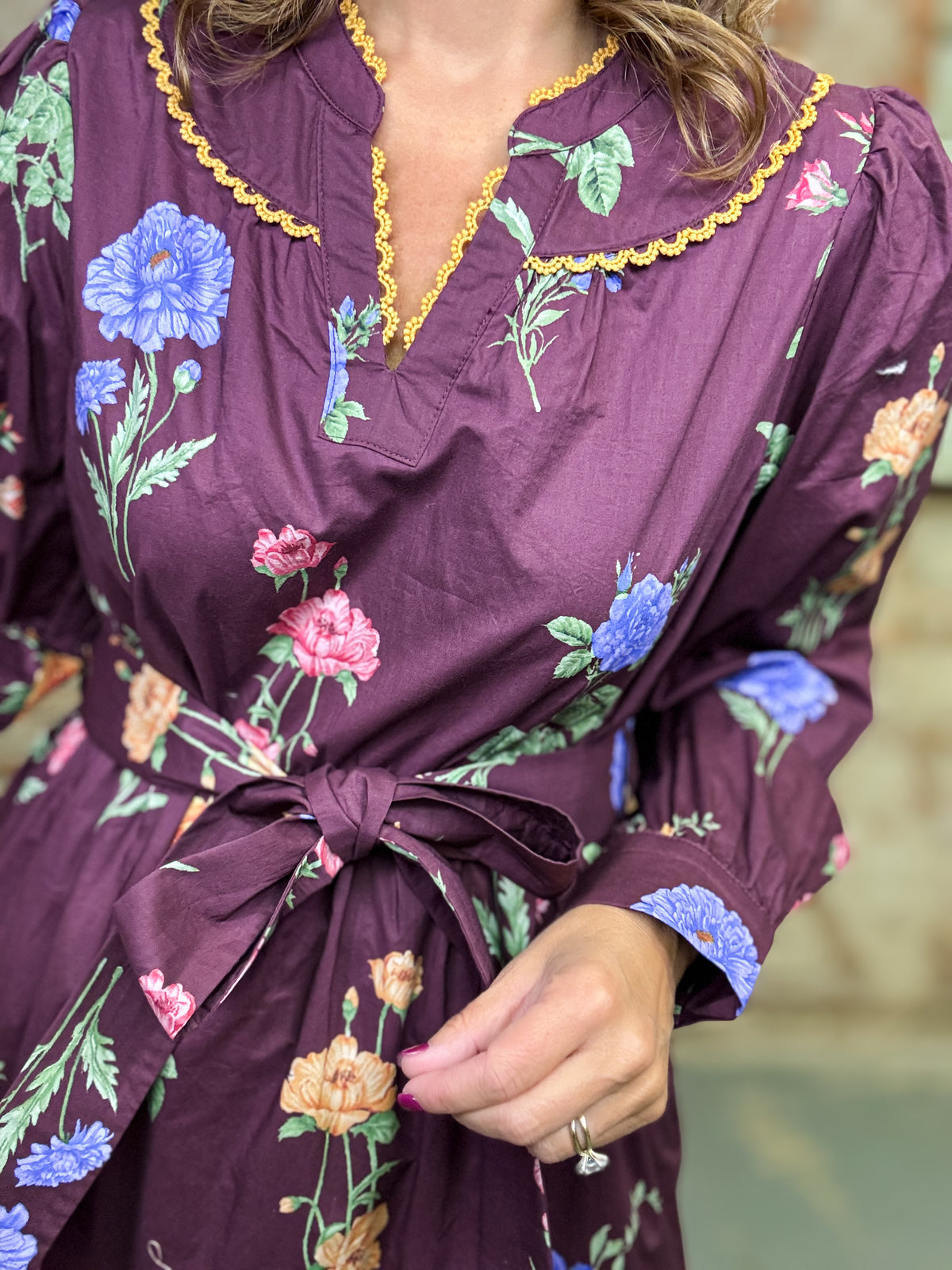 Mary Floral Midi Dress