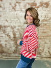 Prancer Stripe Top