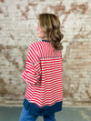 Prancer Stripe Top