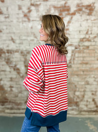 Prancer Stripe Top